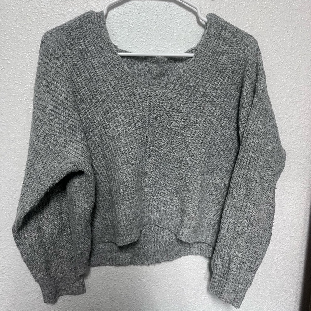 Cozy Gray Women's Sweater